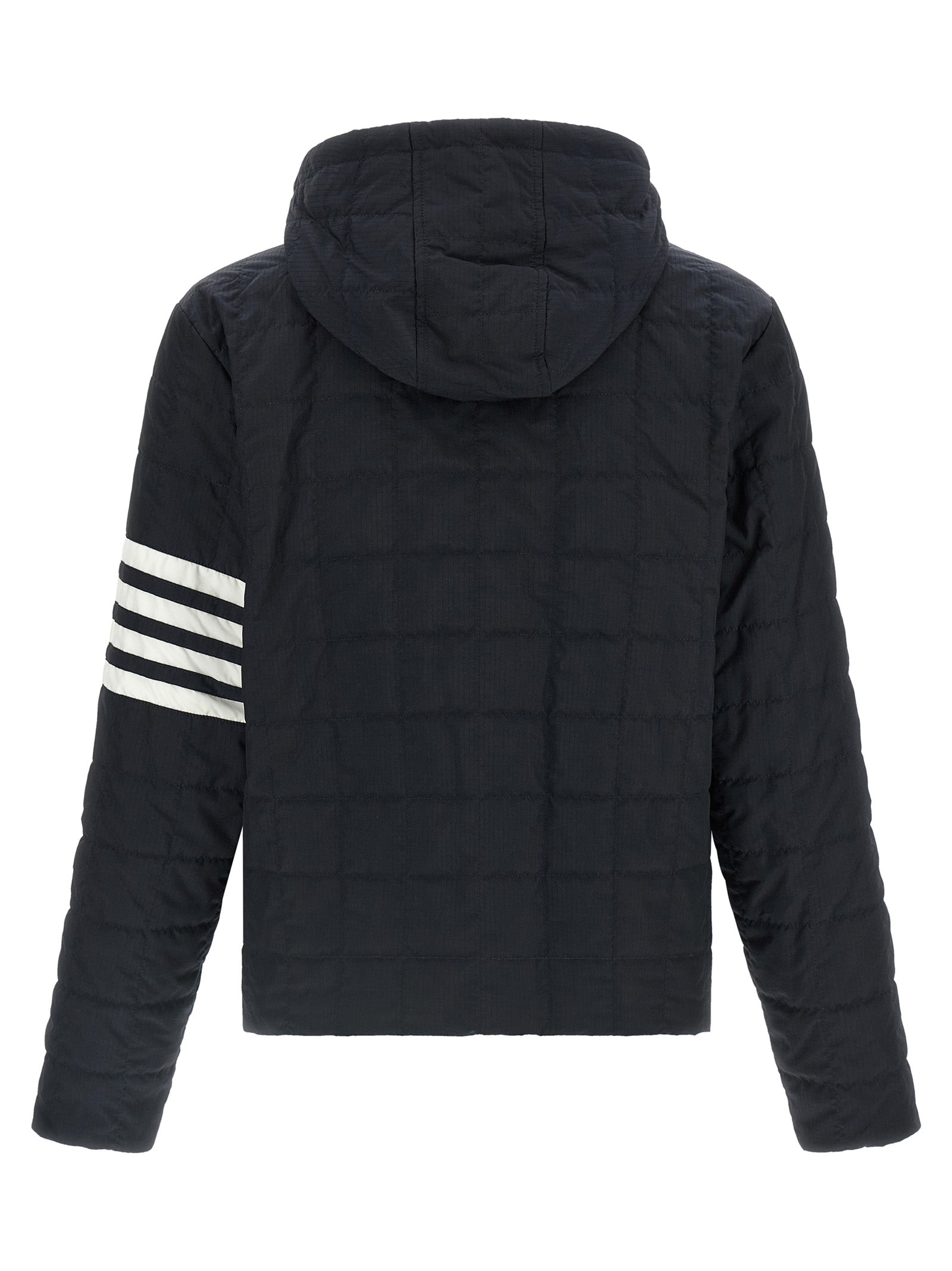 Thom Browne Blaue Shell-Jacke aus Polyamid