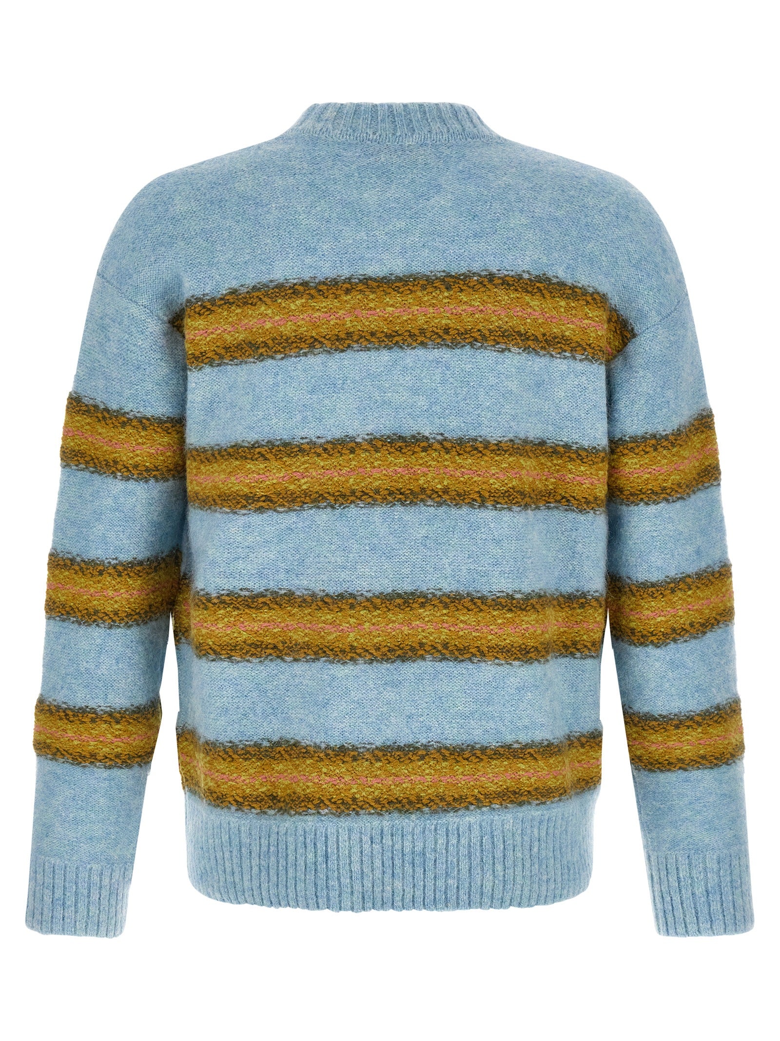 Dries Van Noten Blauer Wollcardigan