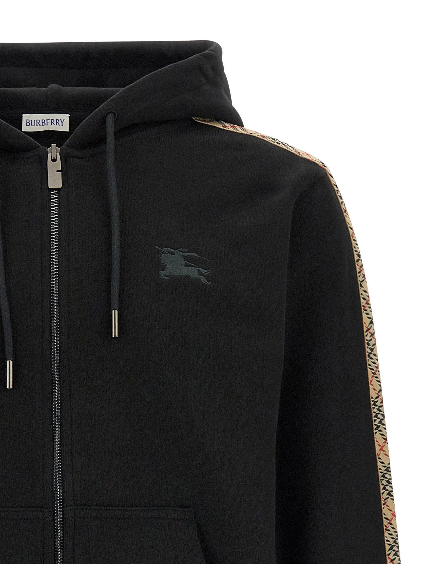 Burberry Schwarzer Baumwoll-Sweatshirt