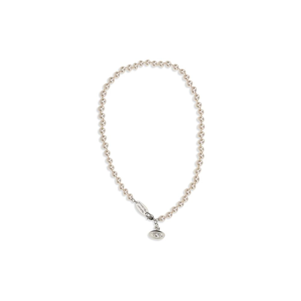 Vivienne Westwood Beige Messing-Halskette