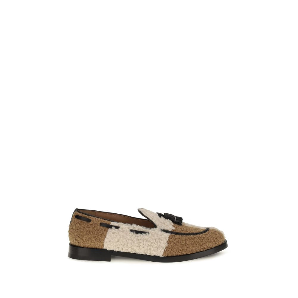 Fratelli Rossetti Beige Stoff-Slipper