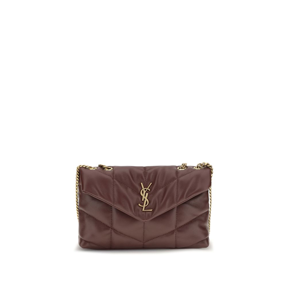 Saint Laurent Bordeaux Lamm Ovis Aries Schultertasche