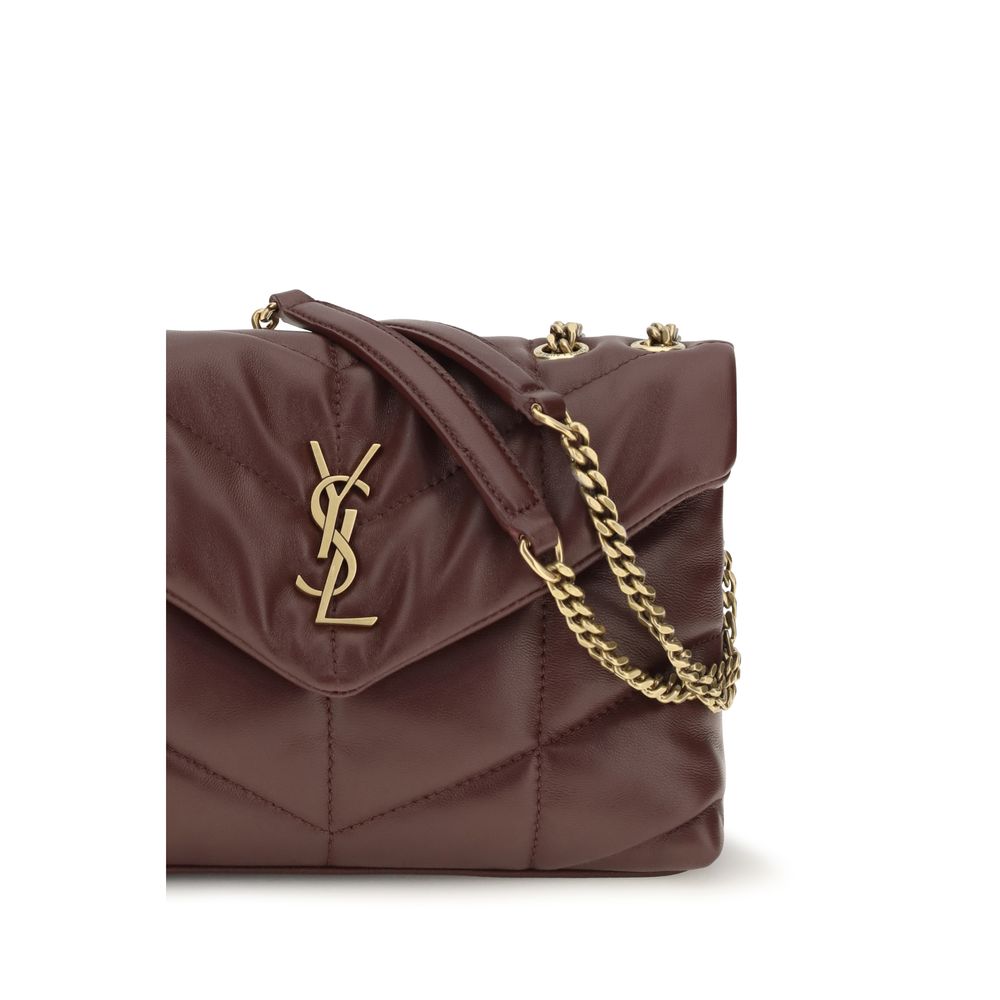Saint Laurent Bordeaux Lamm Ovis Aries Schultertasche