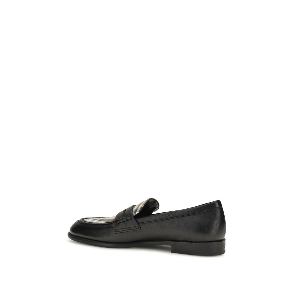 Burberry Schwarze Lammleder-Ballerinas Ovis Aries