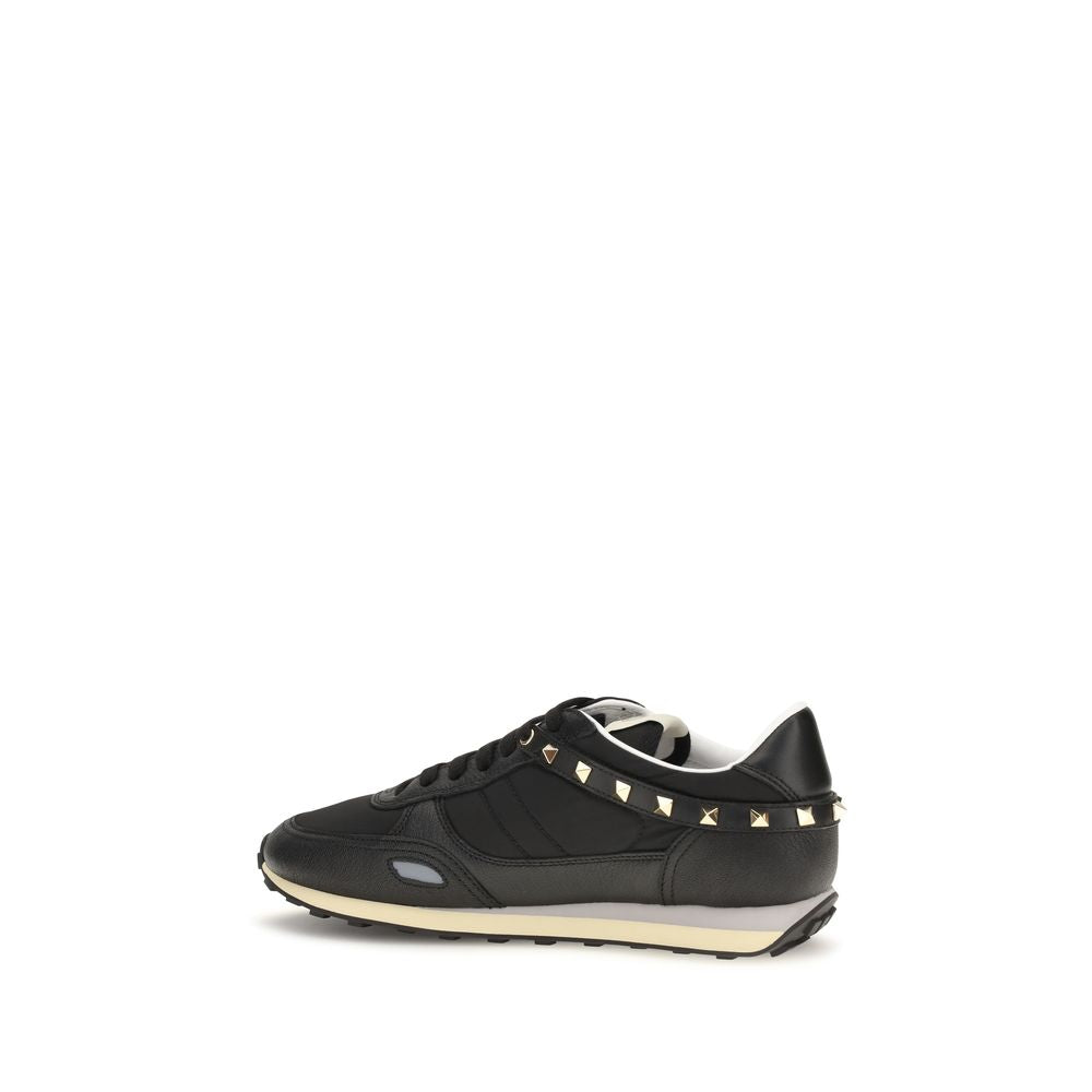 Valentino Garavani Schwarze Bos Taurus Kalbsleder Sneaker