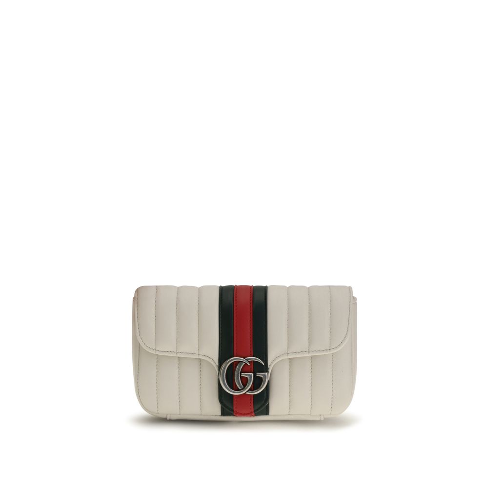 Gucci Weiße Lammleder Schultertasche Ovis Aries