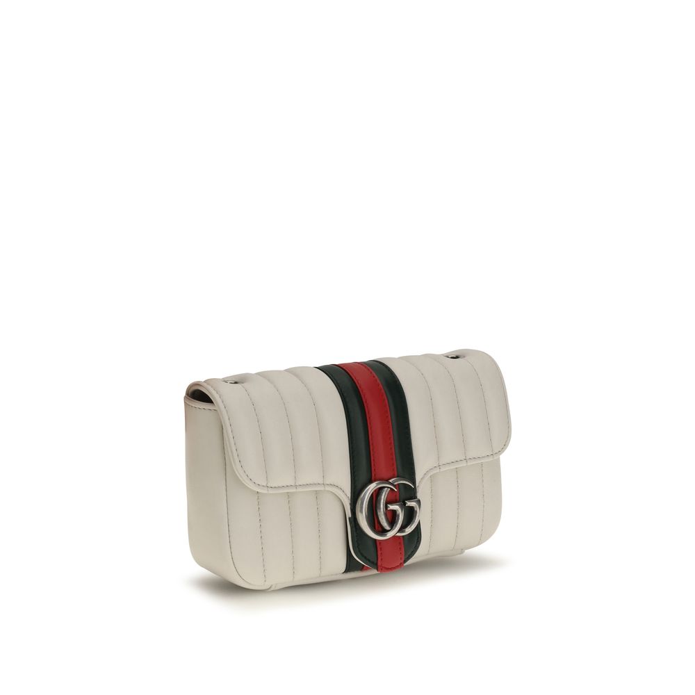 Gucci Weiße Lammleder Schultertasche Ovis Aries