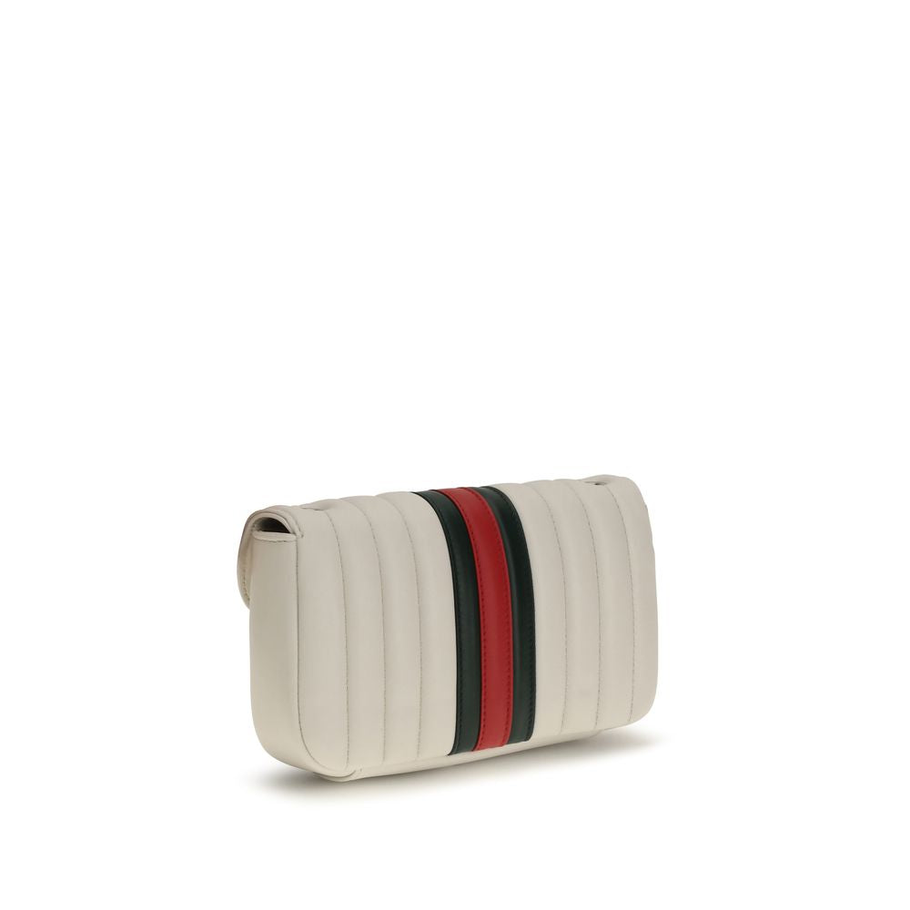 Gucci Weiße Lammleder Schultertasche Ovis Aries