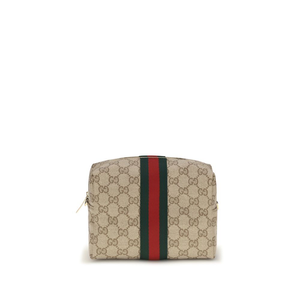 Gucci Beige Stoff-Schultertasche