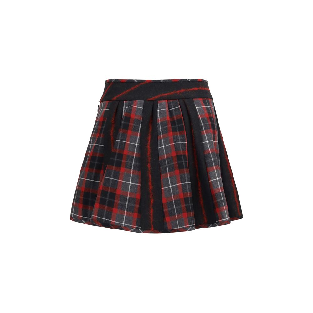Vivienne Westwood Roter Wollrock Aries Minirock