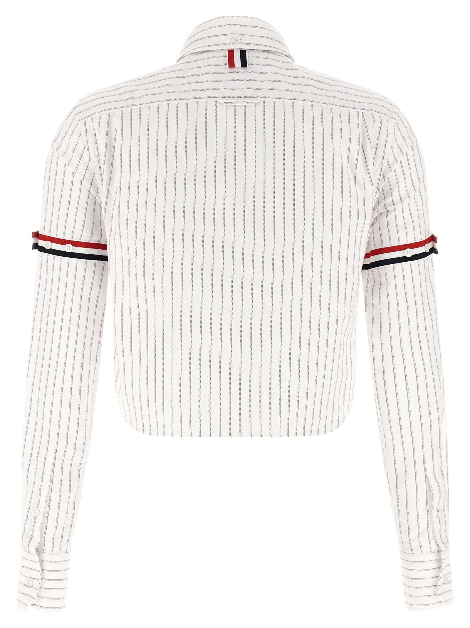 Thom Browne Weiße Baumwollbluse