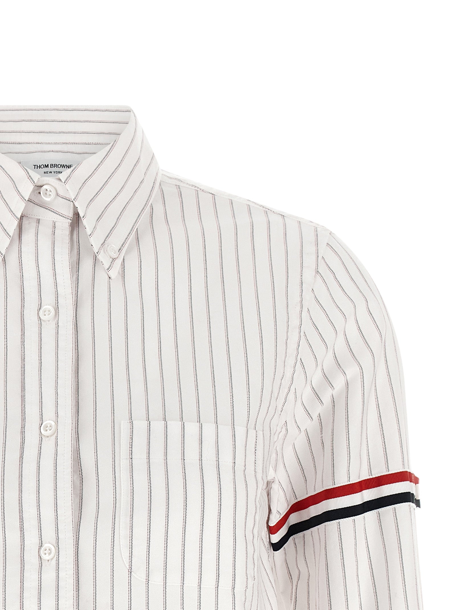 Thom Browne Weiße Baumwollbluse
