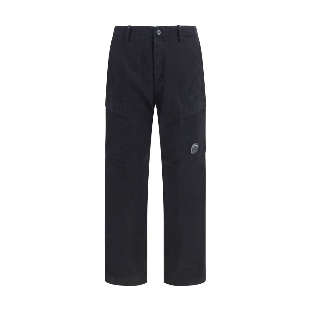 C.P. Company Schwarze Cargo-Hose aus Baumwolle