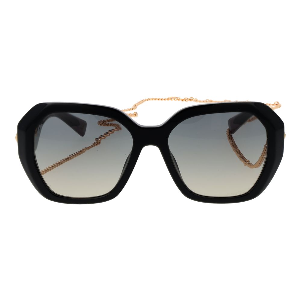Missoni Schwarze Sonnenbrille aus Acetat