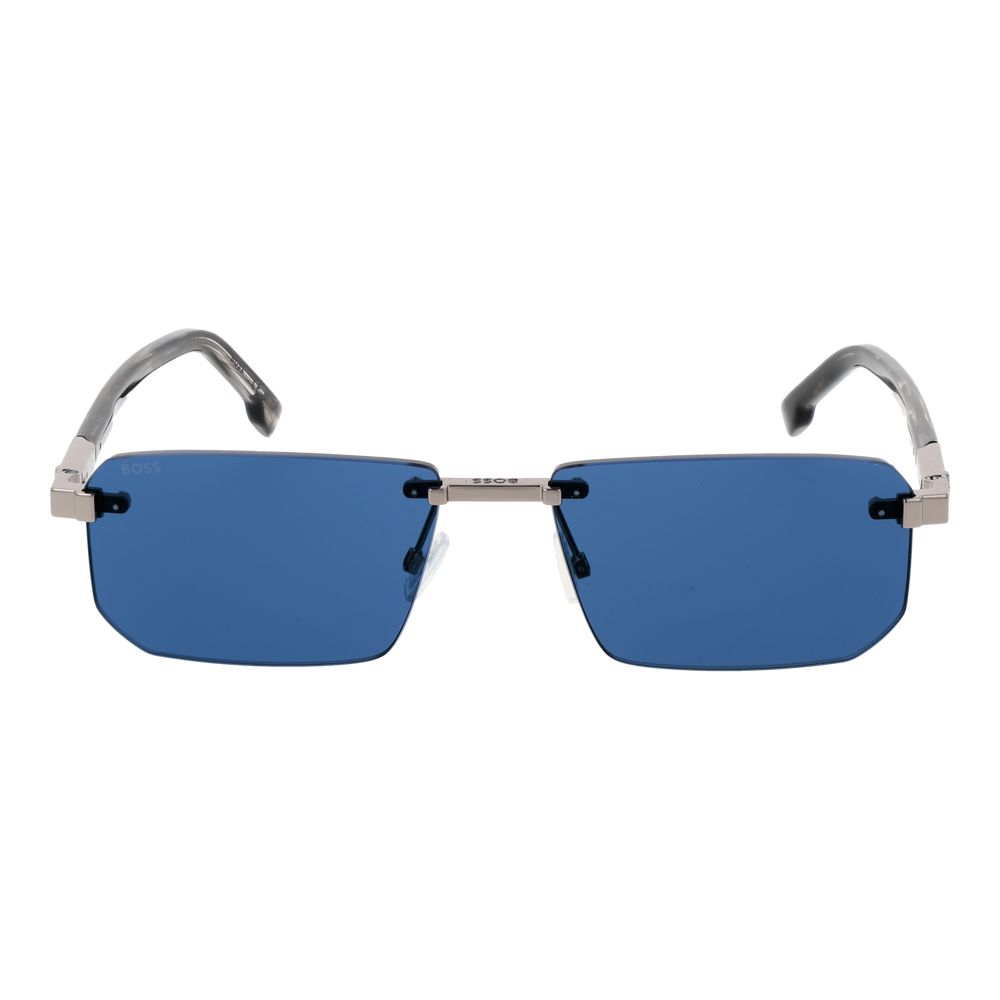 Hugo Boss Sonnenbrille aus silbernem Metall