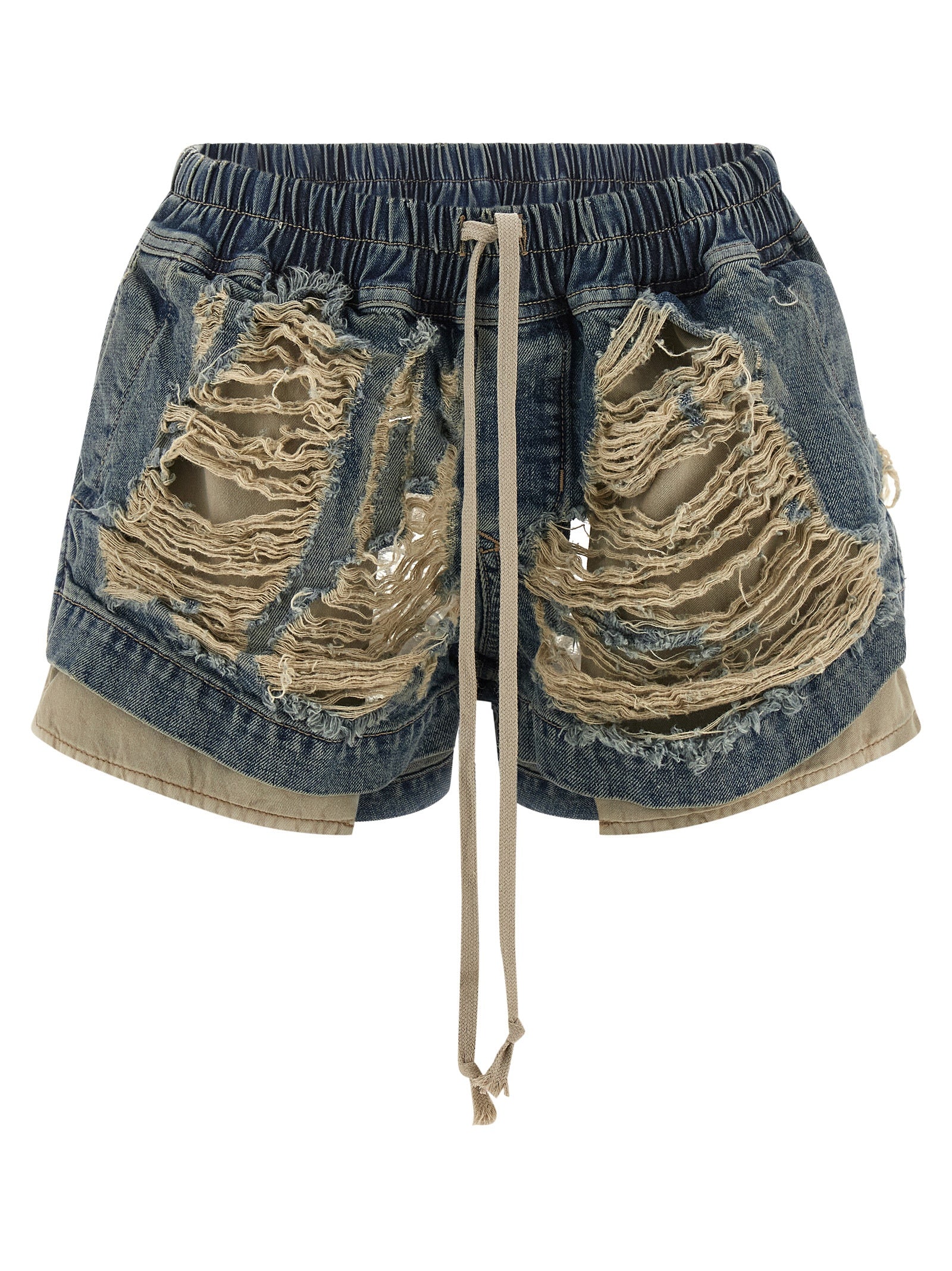 DRKSHDW Blaue Baumwoll-Bermudashorts