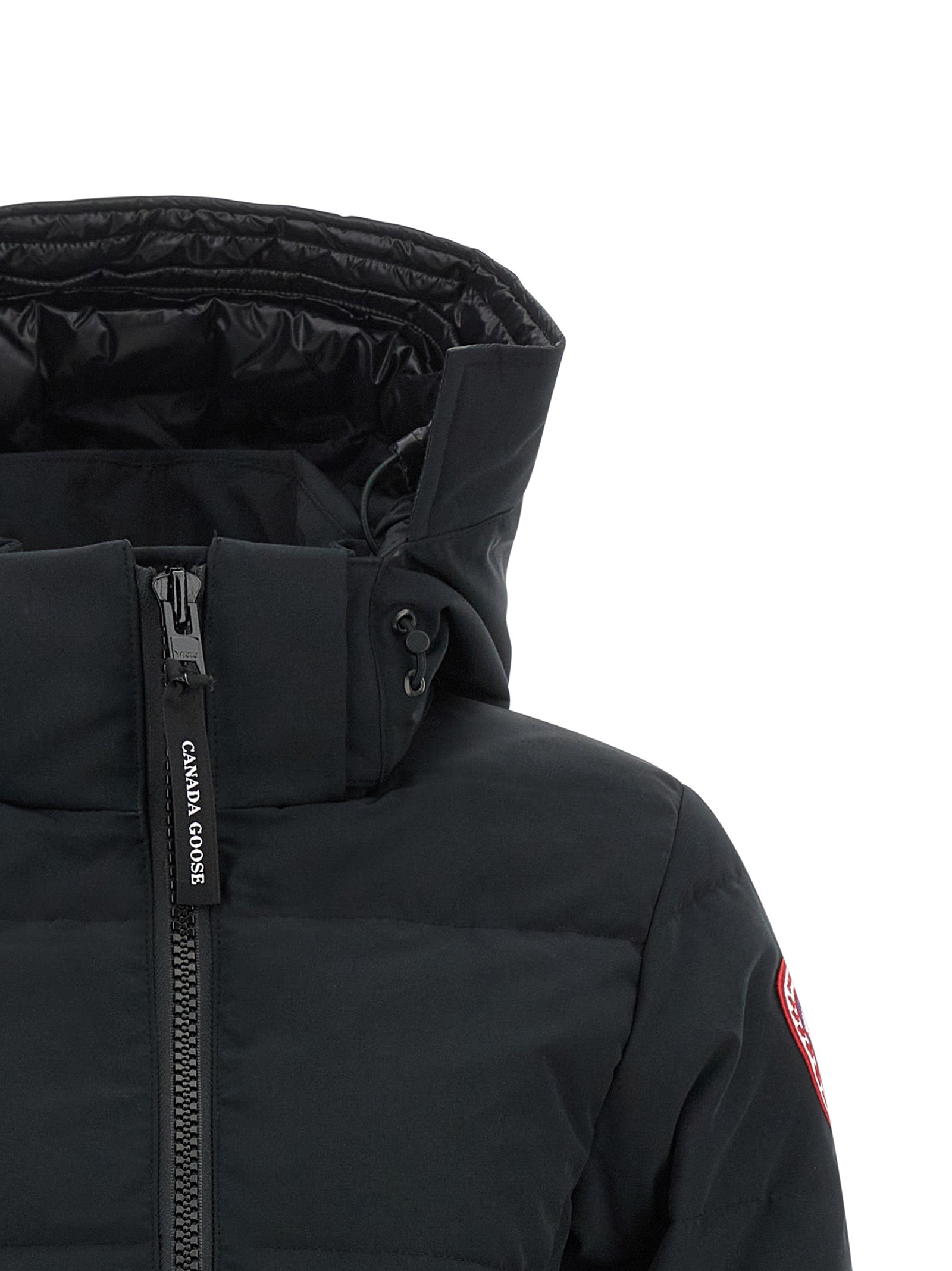Canada Goose Schwarzer Parka aus Polyester