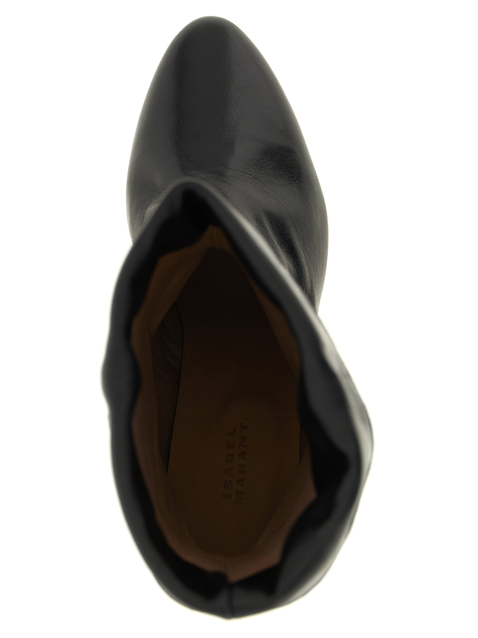 Isabel Marant Schwarze Ankle Boots aus Rindsleder