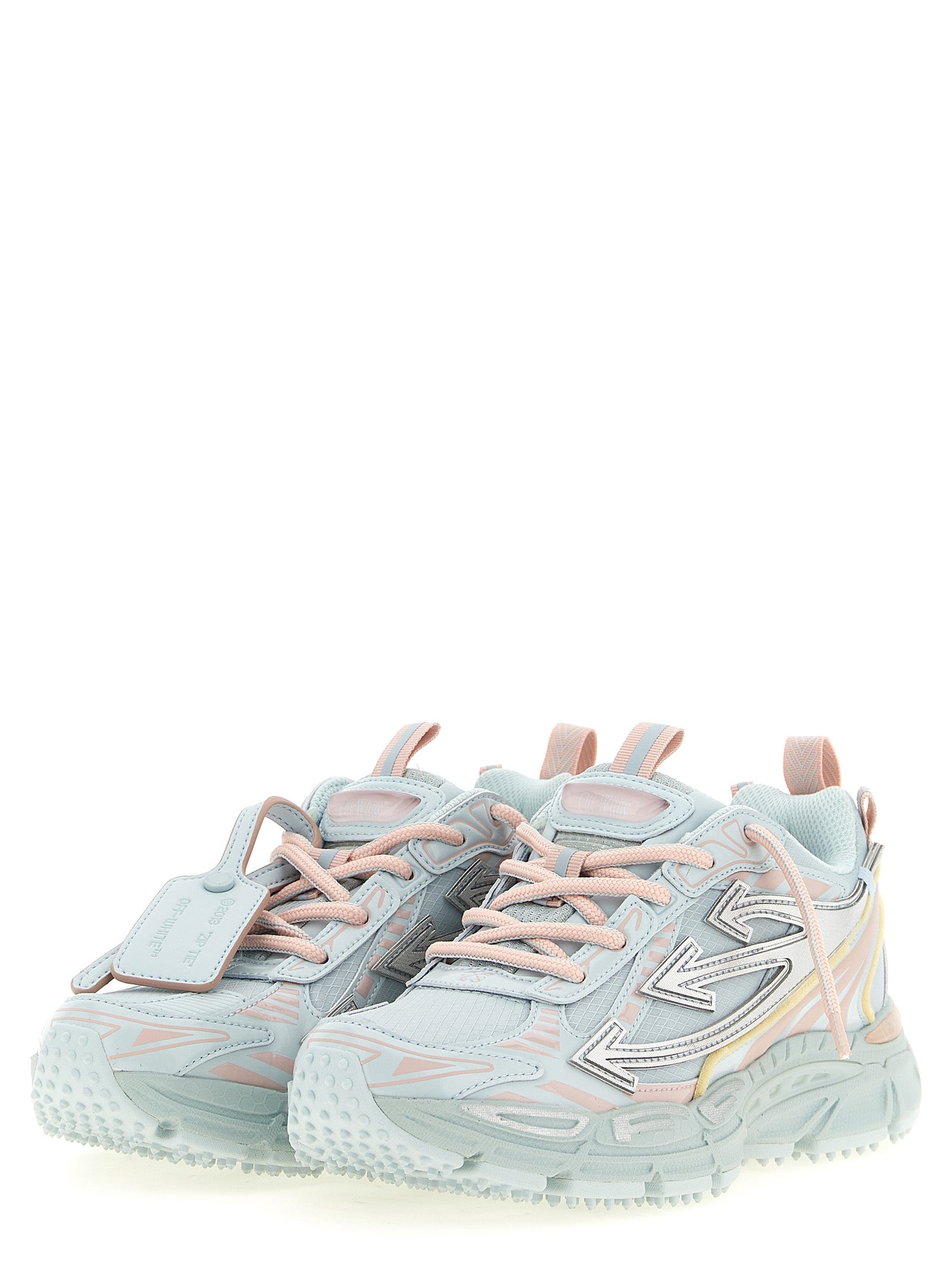 Off-White Blaue Sneaker aus Polyethylen für sportliche Aktivitäten