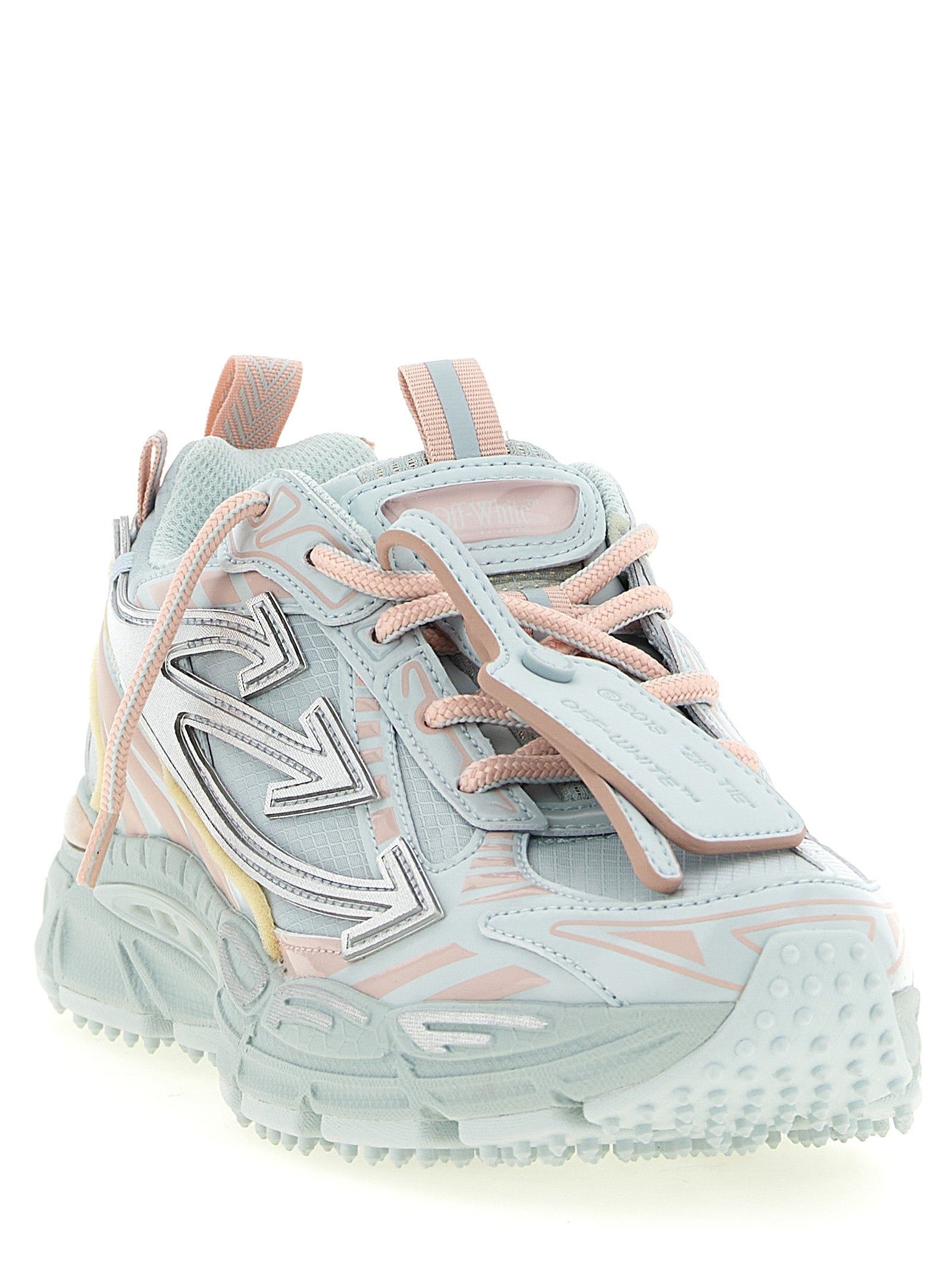 Off-White Blaue Sneaker aus Polyethylen für sportliche Aktivitäten