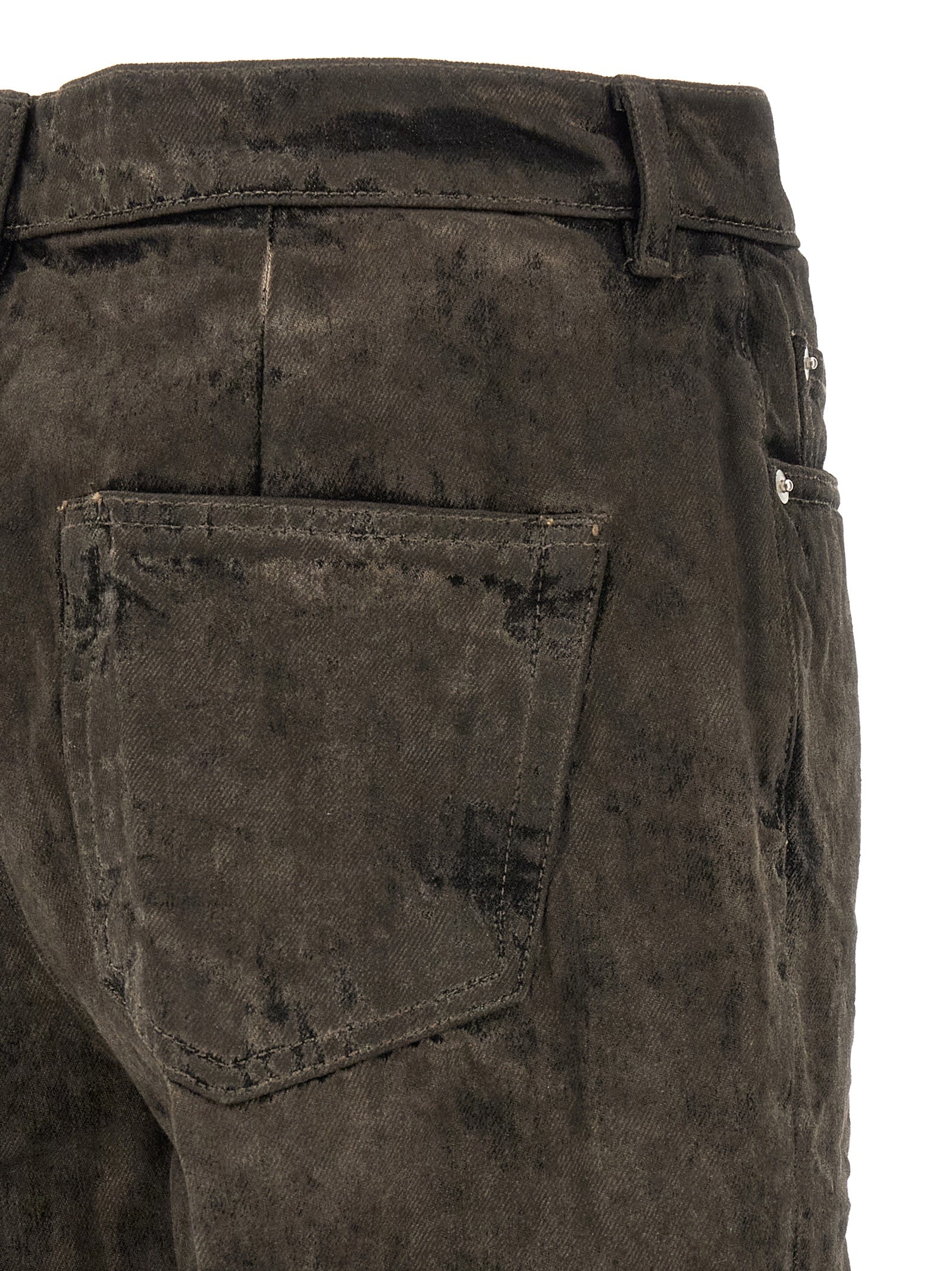 Rick Owens Graue Cargoshorts aus Baumwolle