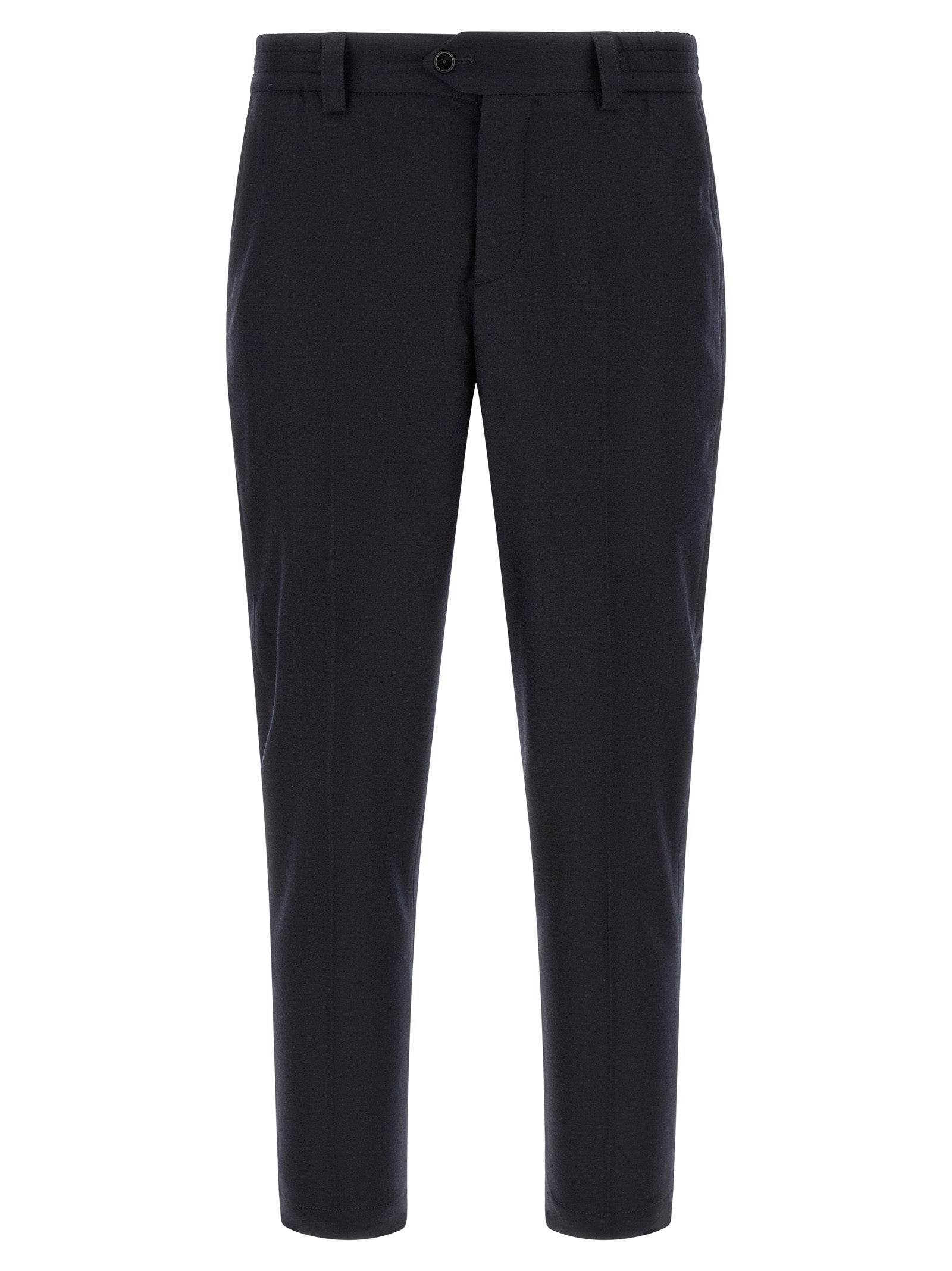 PT Torino Schwarze Hose aus reiner Schurwolle