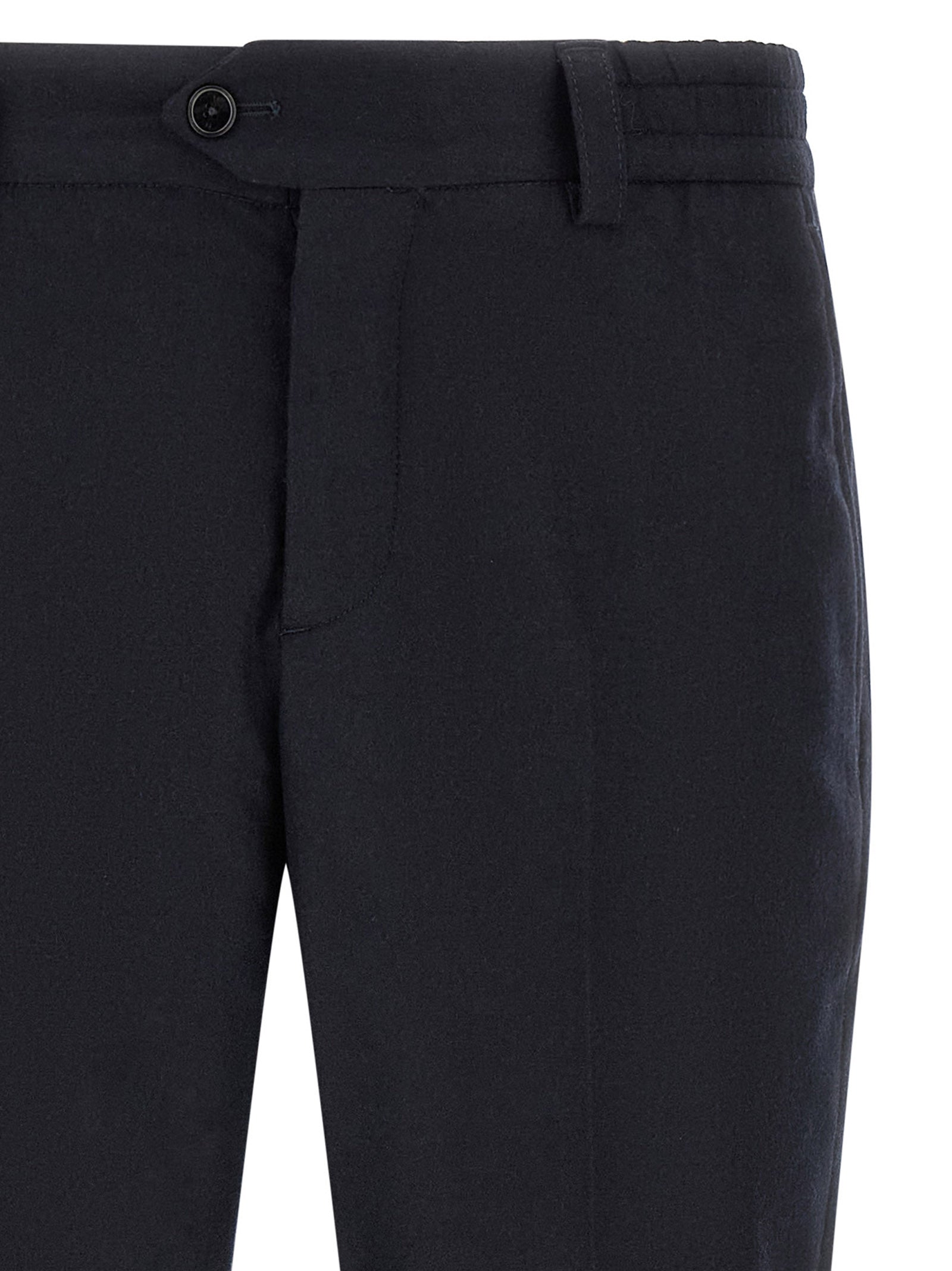 PT Torino Schwarze Hose aus reiner Schurwolle