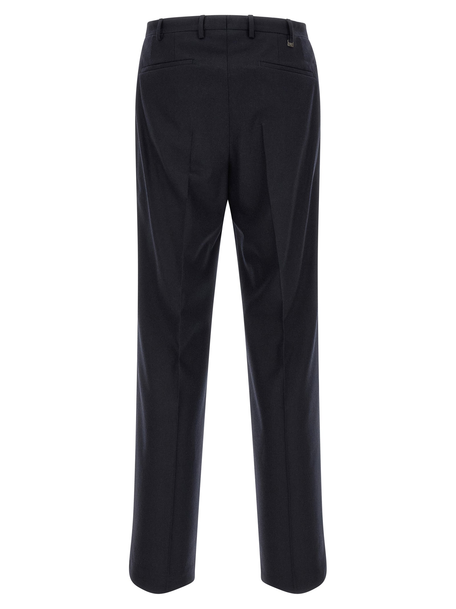 PT Torino Schwarze Hose aus reiner Schurwolle