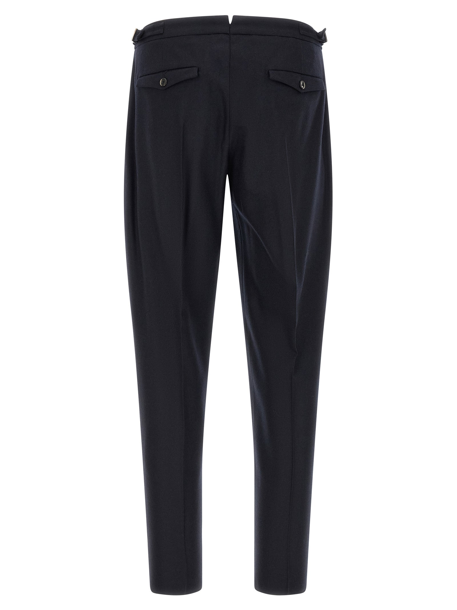 PT Torino Schwarze Hose aus reiner Schurwolle