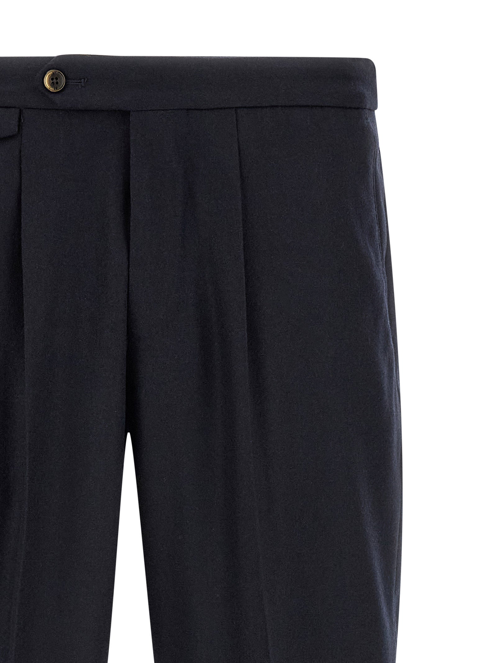 PT Torino Schwarze Hose aus reiner Schurwolle