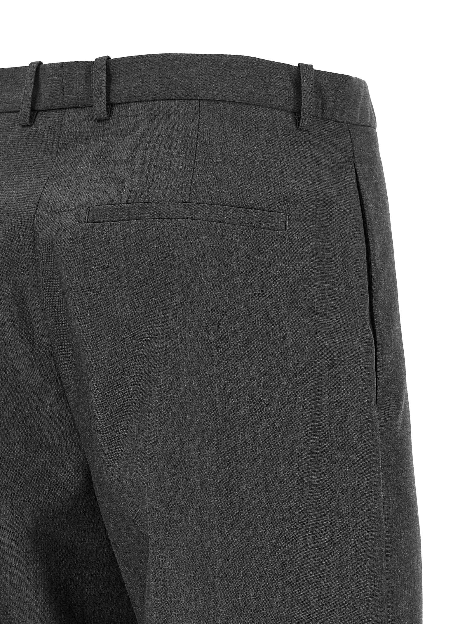 Jil Sander Graue Wollstoffhose