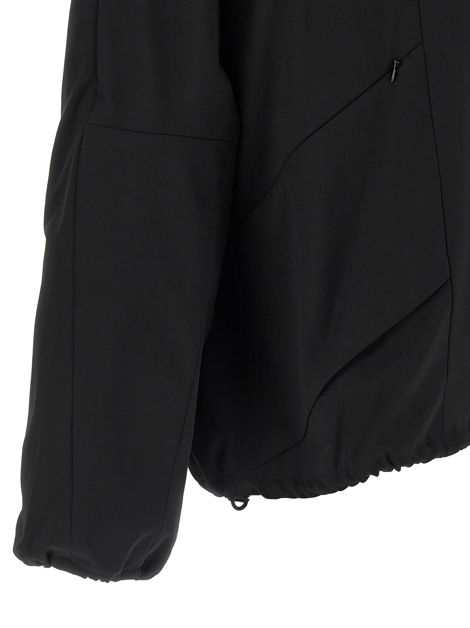 Kiko Kostadinov Schwarze Wolljacke in voller Länge