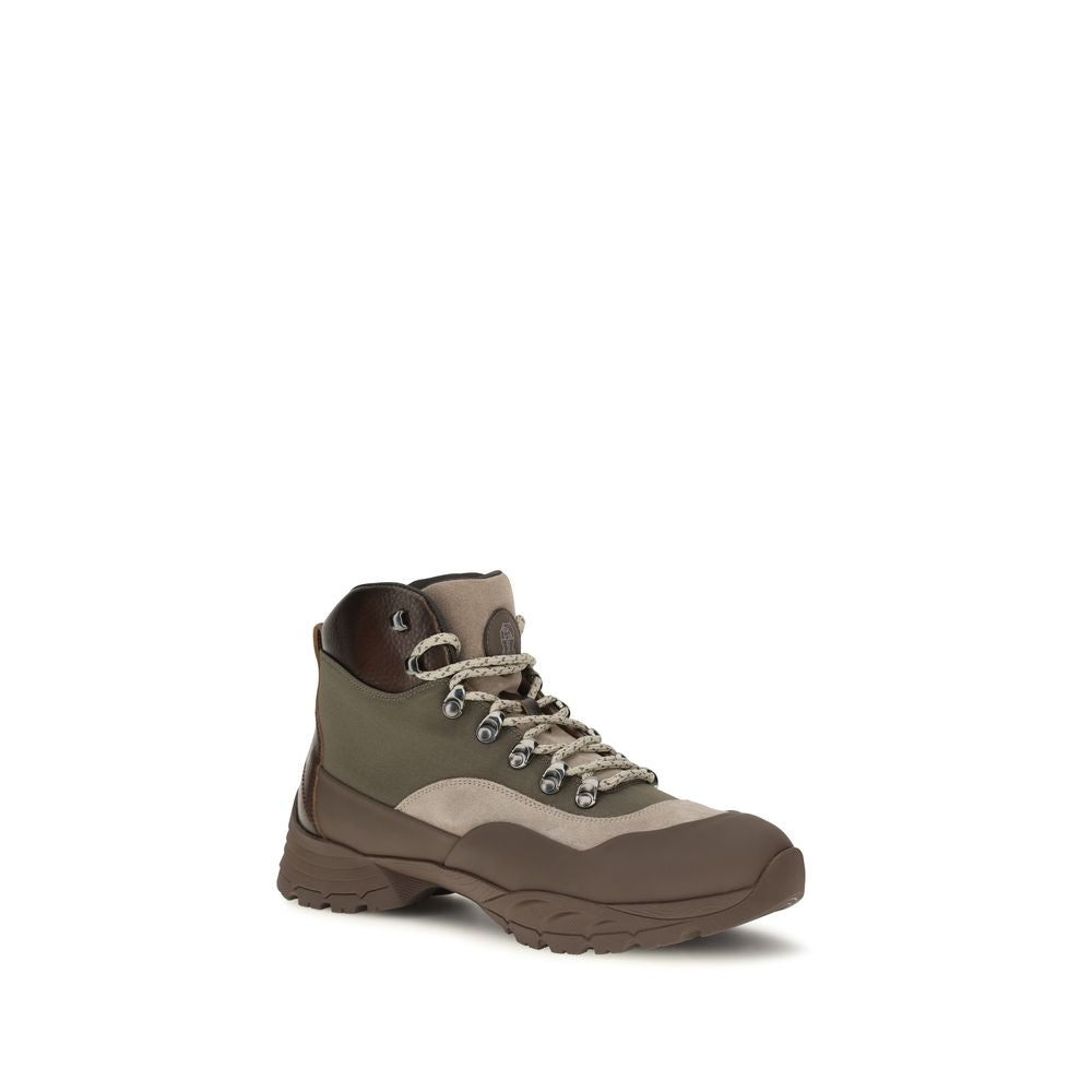 Brunello Cucinelli Bicolor-Schnürstiefel aus Nylon