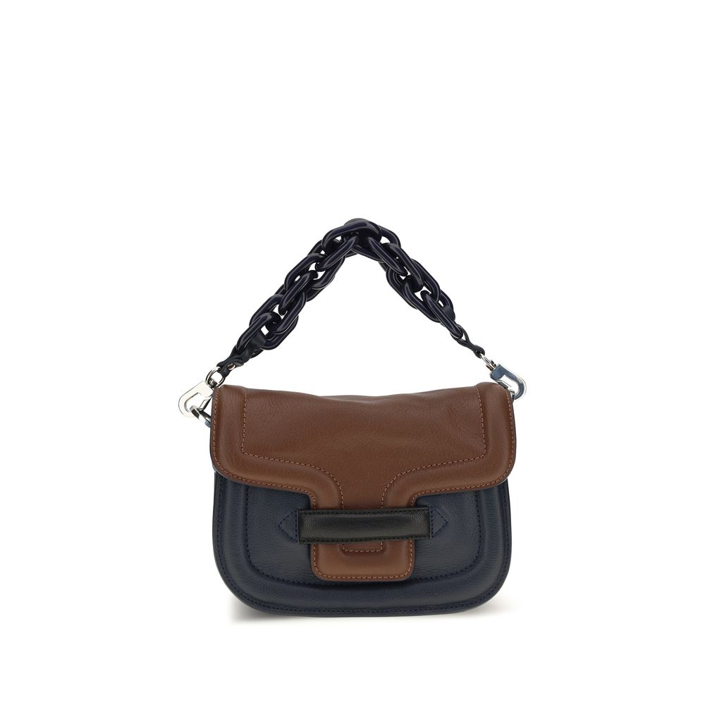 Pierre Hardy Schultertasche aus mehrfarbigem Ziegenleder