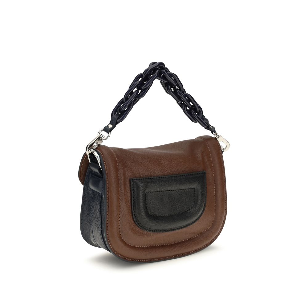 Pierre Hardy Schultertasche aus mehrfarbigem Ziegenleder