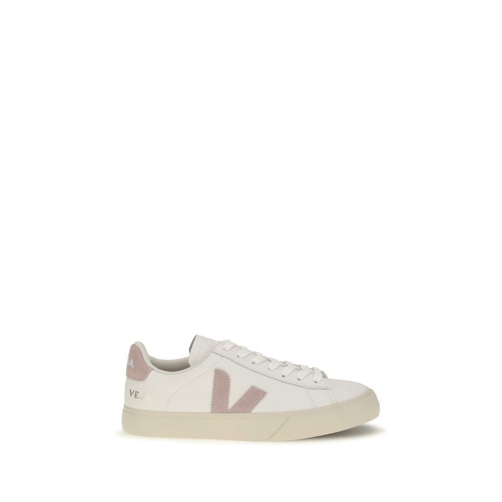 Veja Weiße Low-Top-Sneaker aus Kalbsleder Bos Taurus