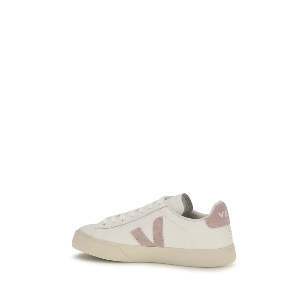 Veja Weiße Low-Top-Sneaker aus Kalbsleder Bos Taurus