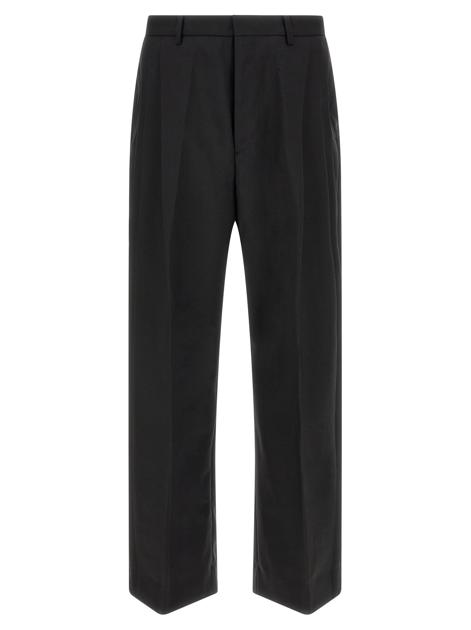 Kiko Kostadinov Schwarze Wollhose