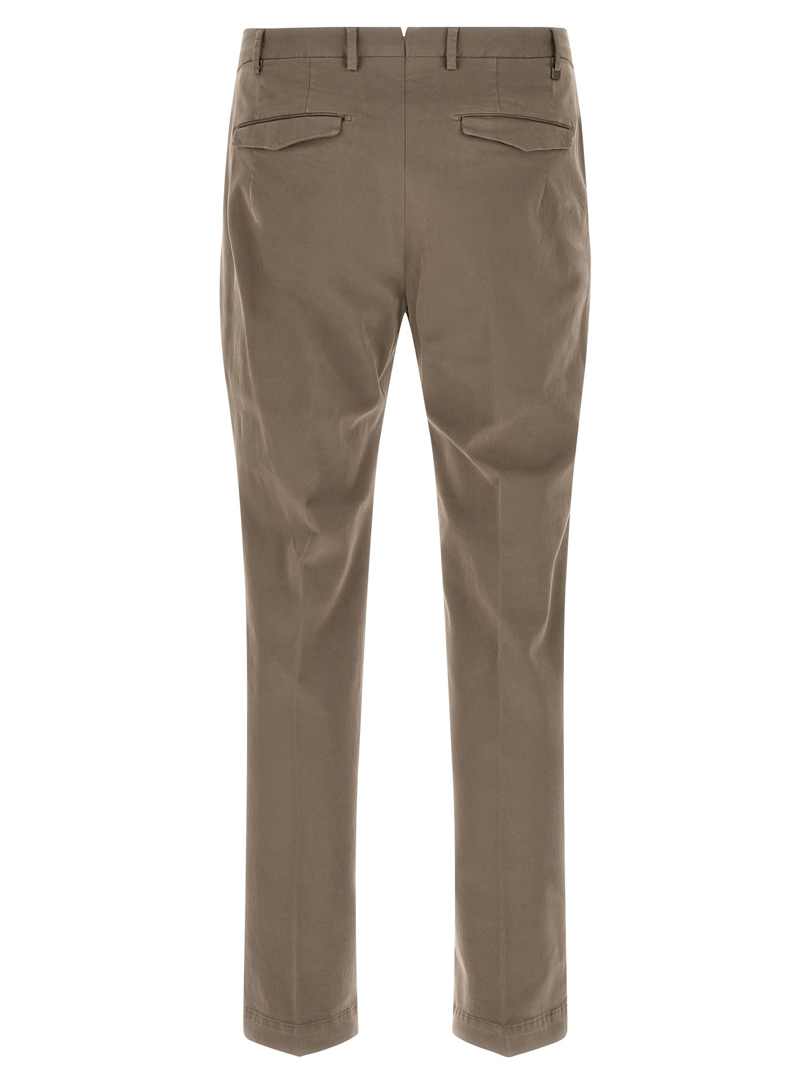 PT Torino Beige Cotton Casual Pants