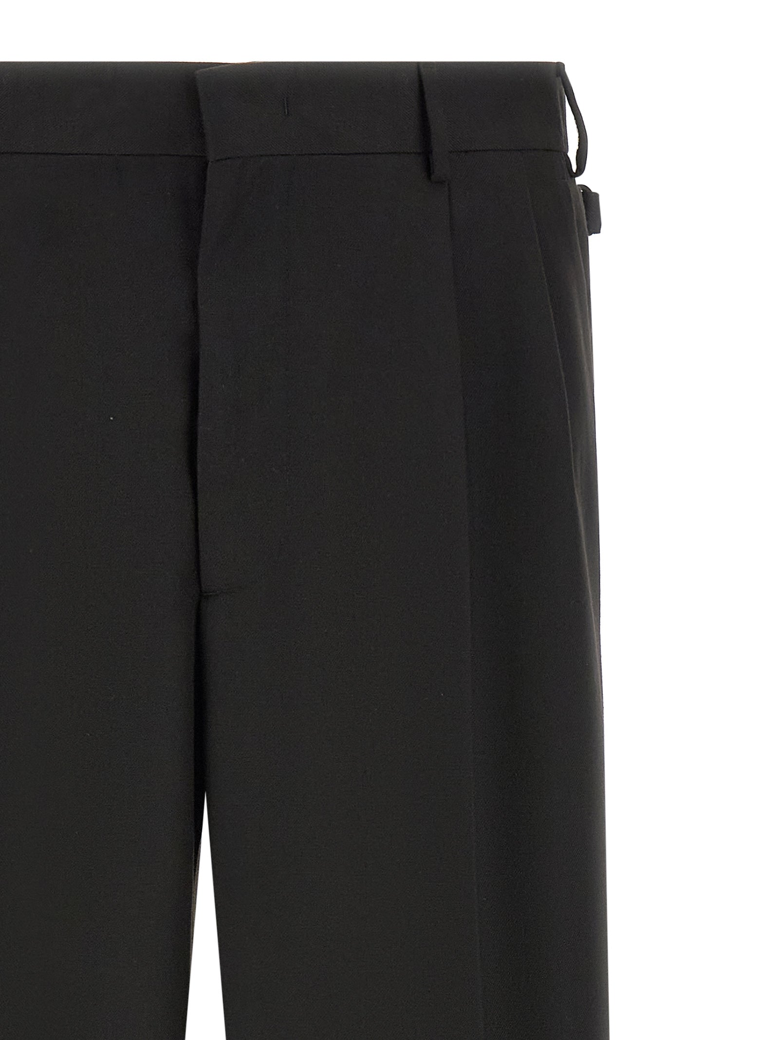 CELLAR DOOR Schwarze Freizeithose aus Polyester