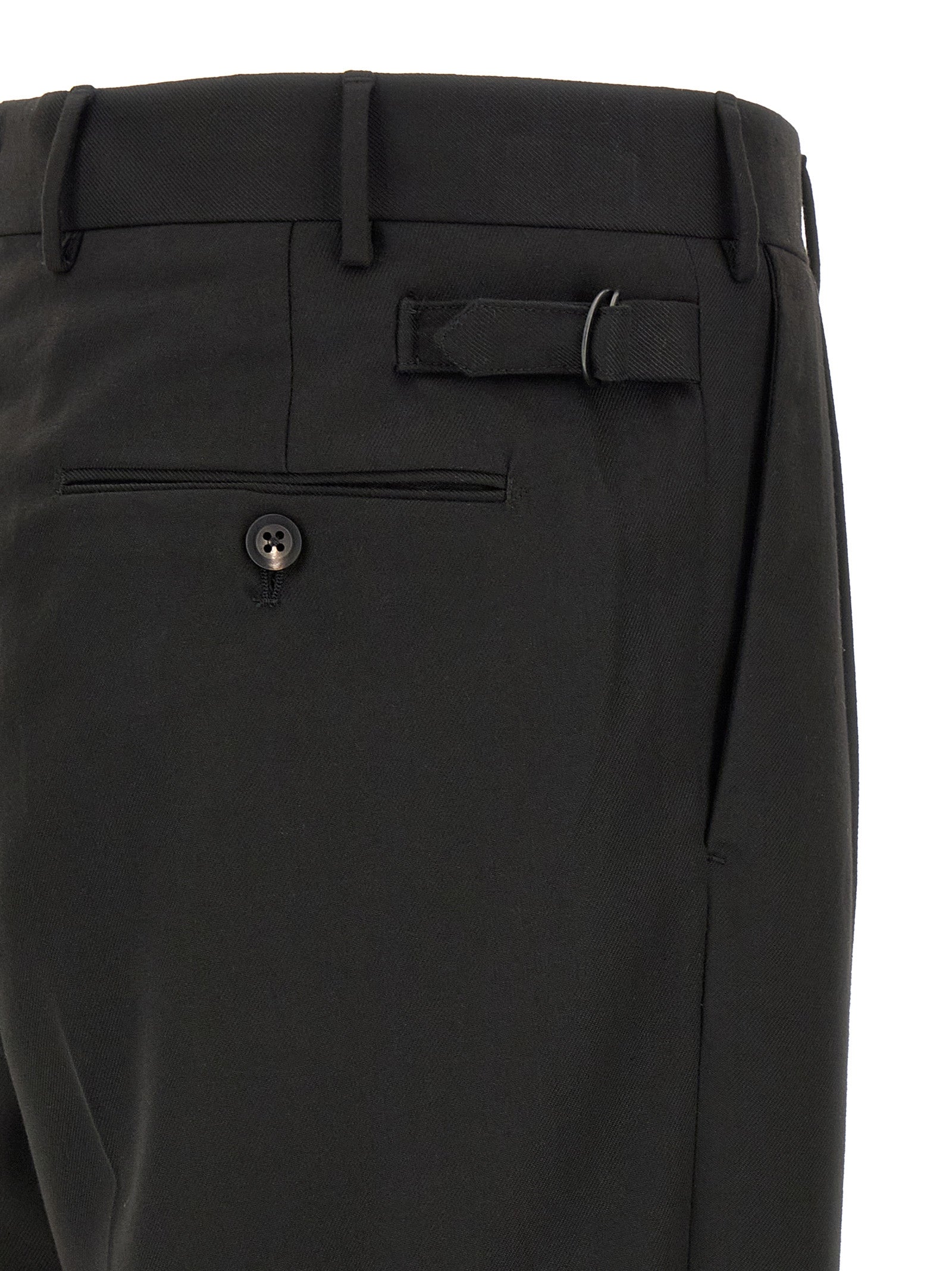 CELLAR DOOR Schwarze Freizeithose aus Polyester
