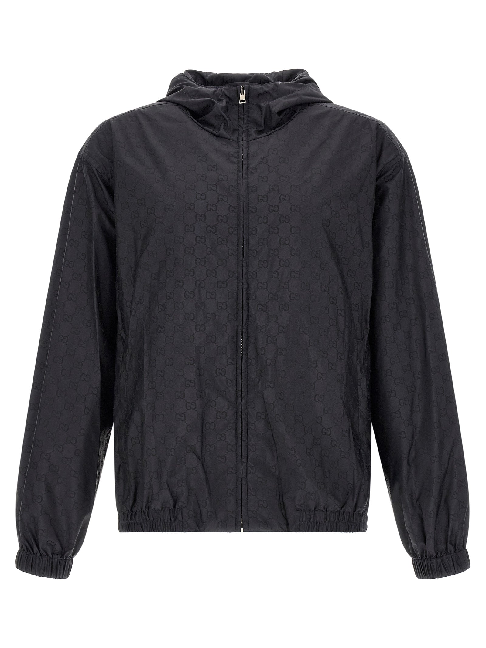 Gucci Schwarze Polyamid-Shell-Jacke