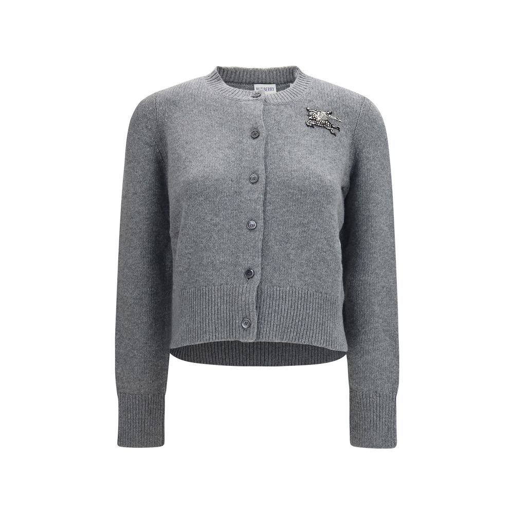 Burberry Grauer Woll Cardigan Ovis Aries