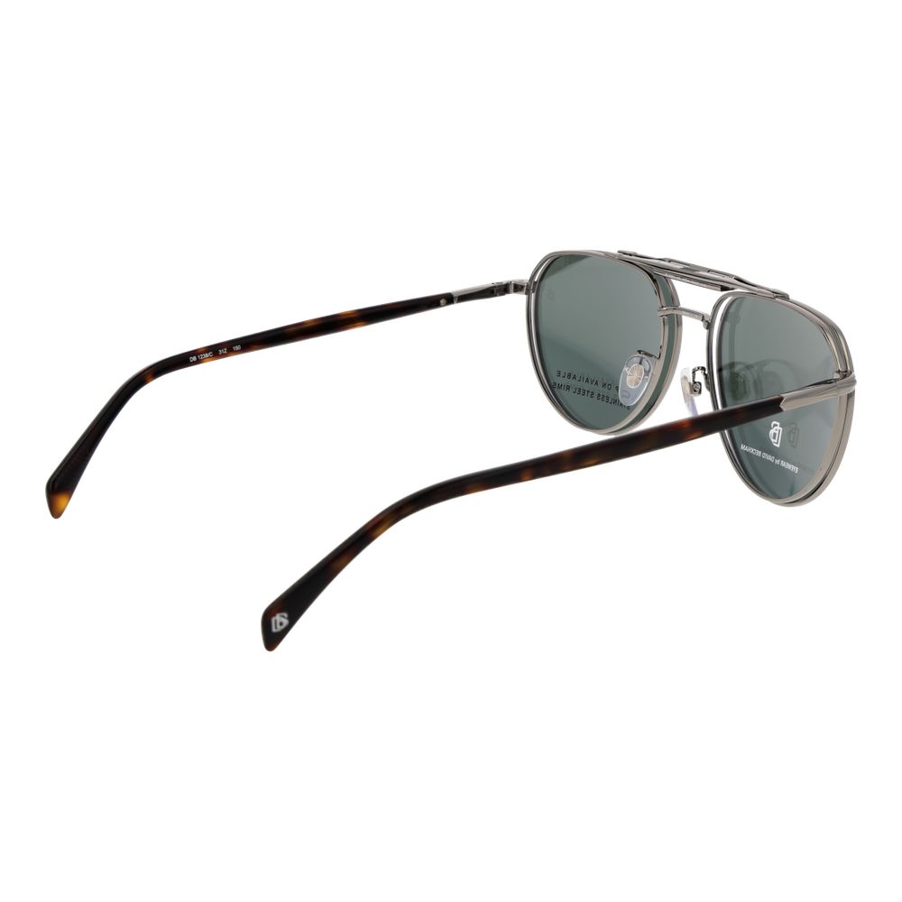 David Beckham Brille aus silbernem Metall (Fassung)
