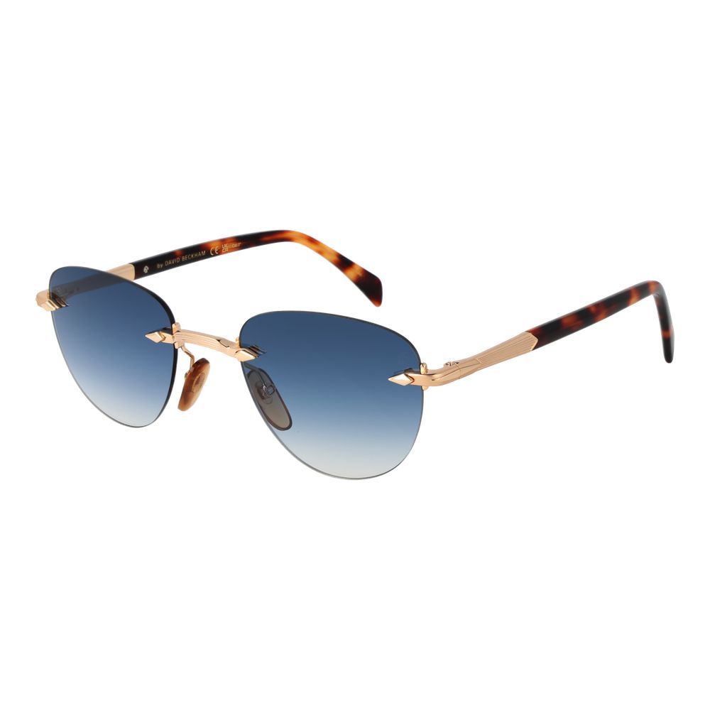David Beckham Sonnenbrille aus Goldmetall