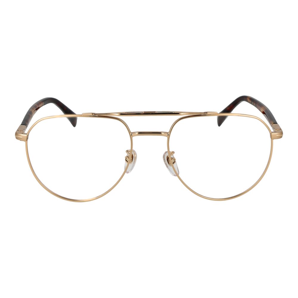 David Beckham Brille aus Goldmetall (Fassung)