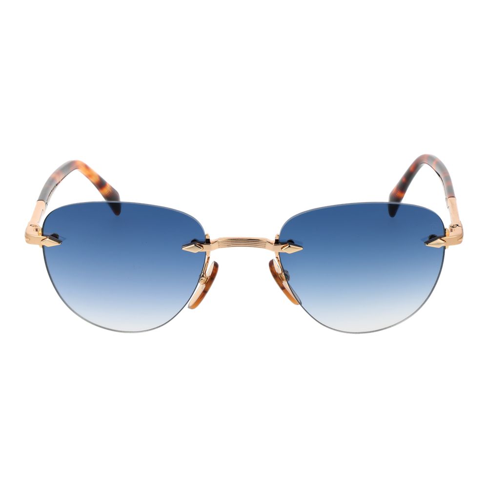 David Beckham Sonnenbrille aus Goldmetall