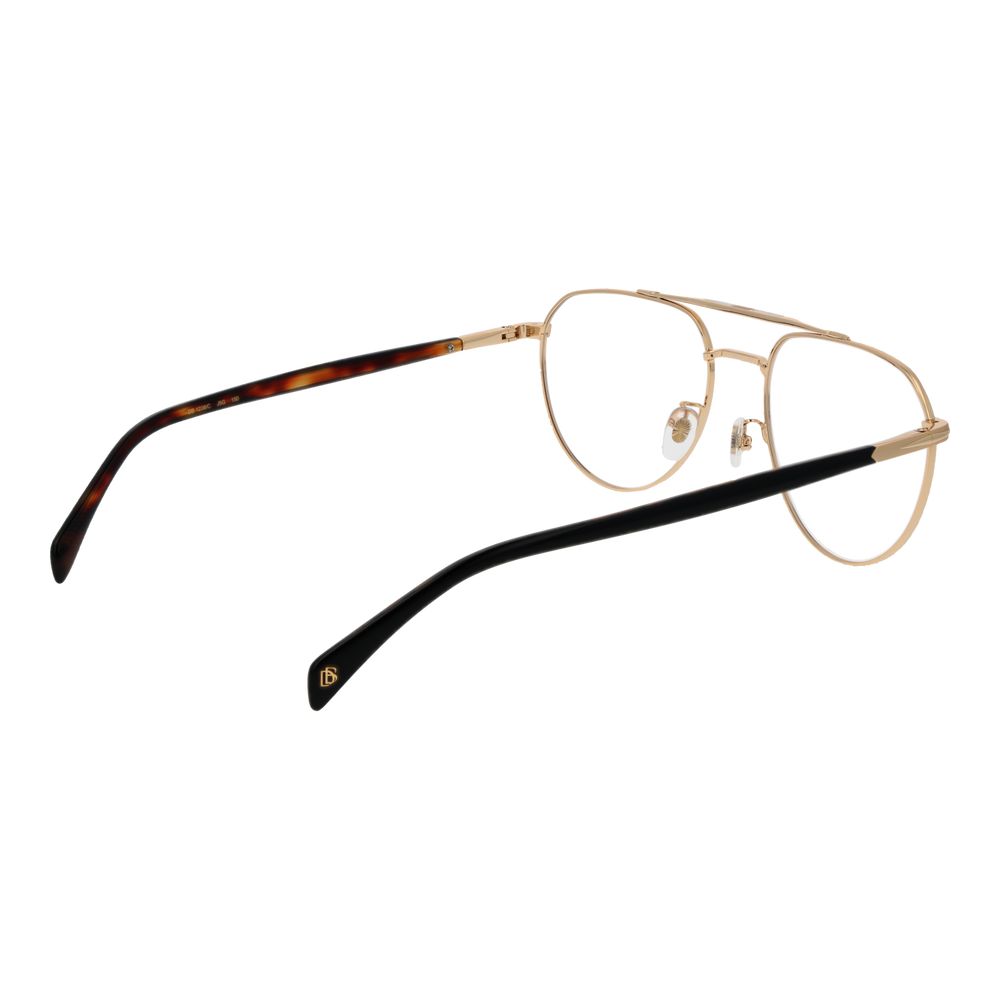 David Beckham Brille aus Goldmetall (Fassung)