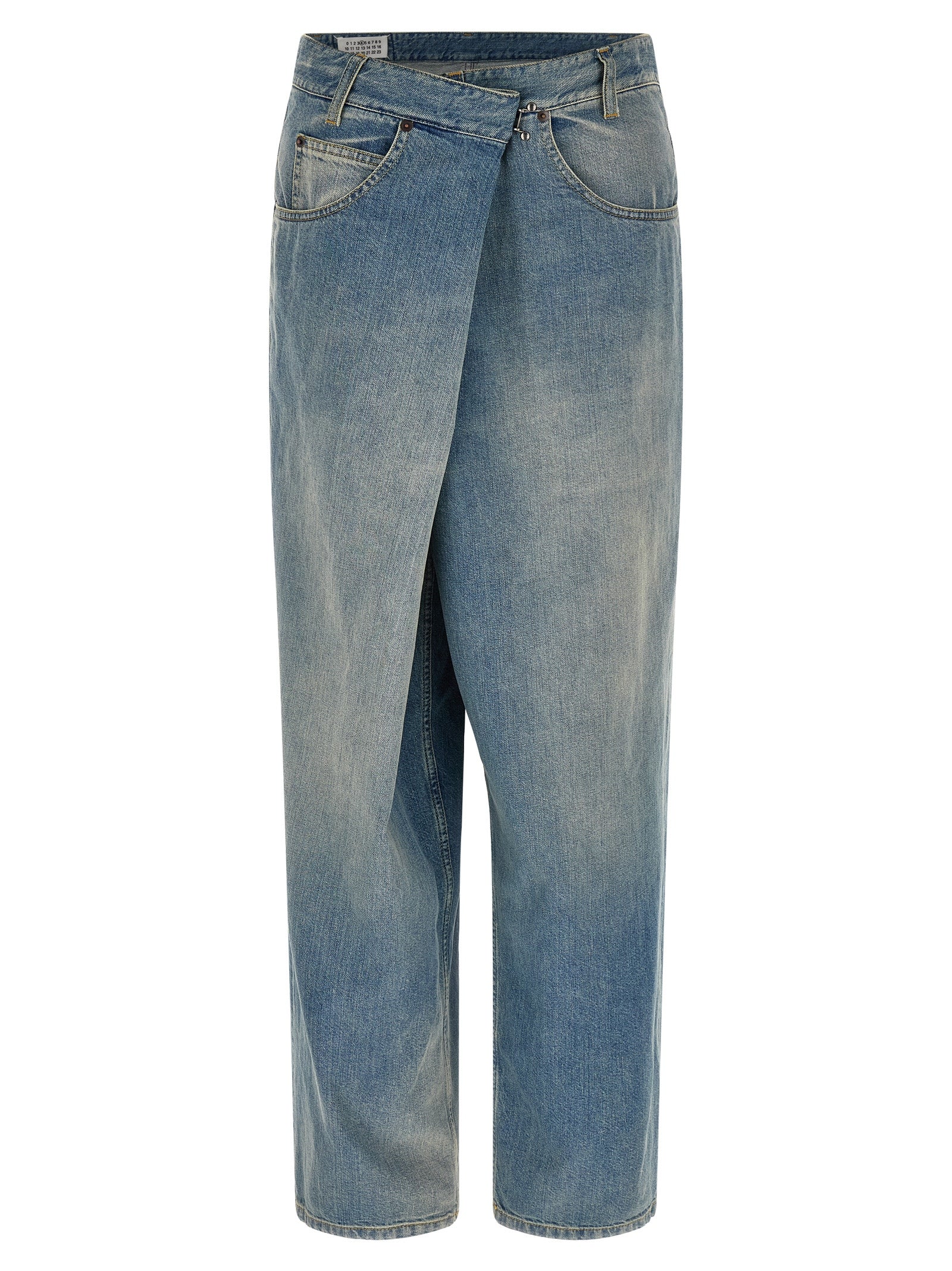 Maison Margiela Blaue Jeans aus Baumwolle im geraden Schnitt