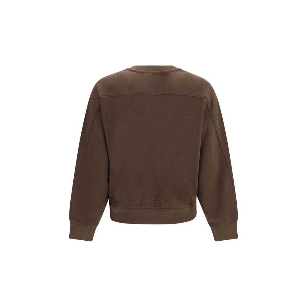 Maison Kitsuné Brauner Baumwoll-Sweatshirt